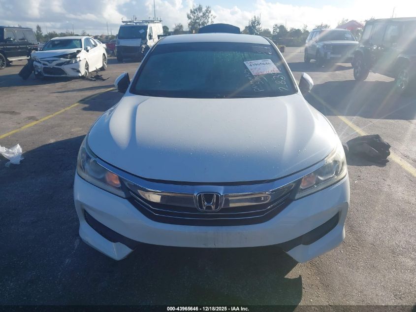 2017 Honda Accord Lx VIN: 1HGCR2F33HA283923 Lot: 43965646