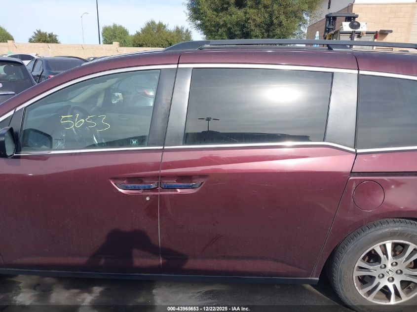 2011 Honda Odyssey Ex-L VIN: 5FNRL5H68BB083928 Lot: 43965653
