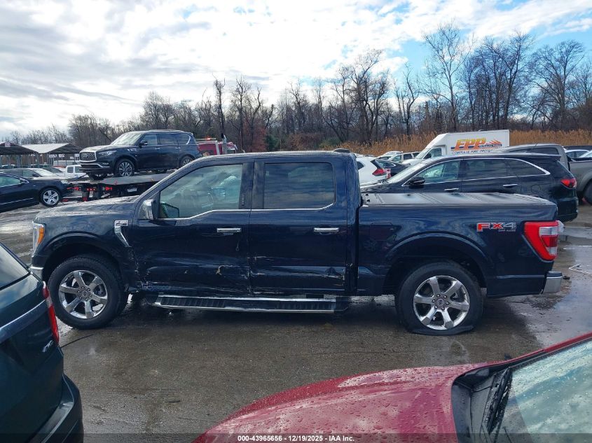 2023 Ford F-150 Lariat VIN: 1FTFW1E87PKE86737 Lot: 43965656