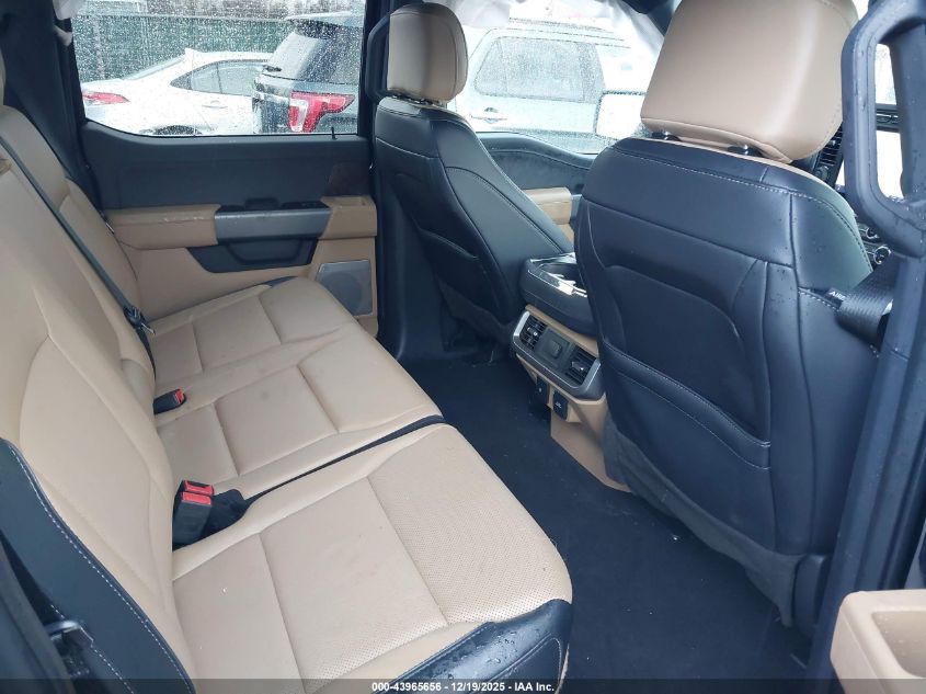 2023 Ford F-150 Lariat VIN: 1FTFW1E87PKE86737 Lot: 43965656