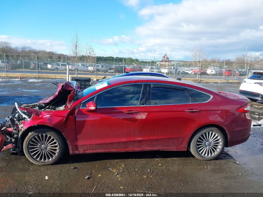 2013 Ford Fusion Titanium VIN: 3FA6P0D97DR212503 Lot: 43965661