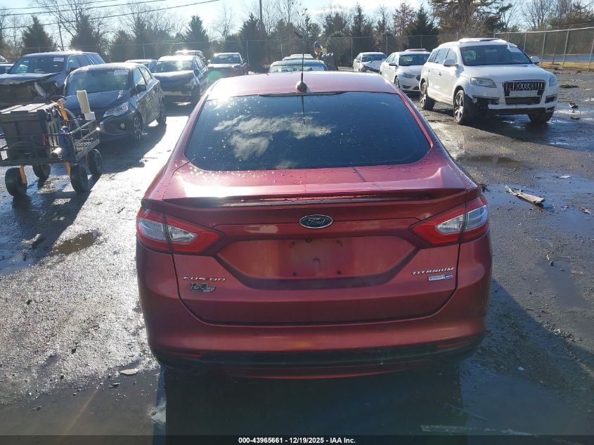 2013 Ford Fusion Titanium VIN: 3FA6P0D97DR212503 Lot: 43965661