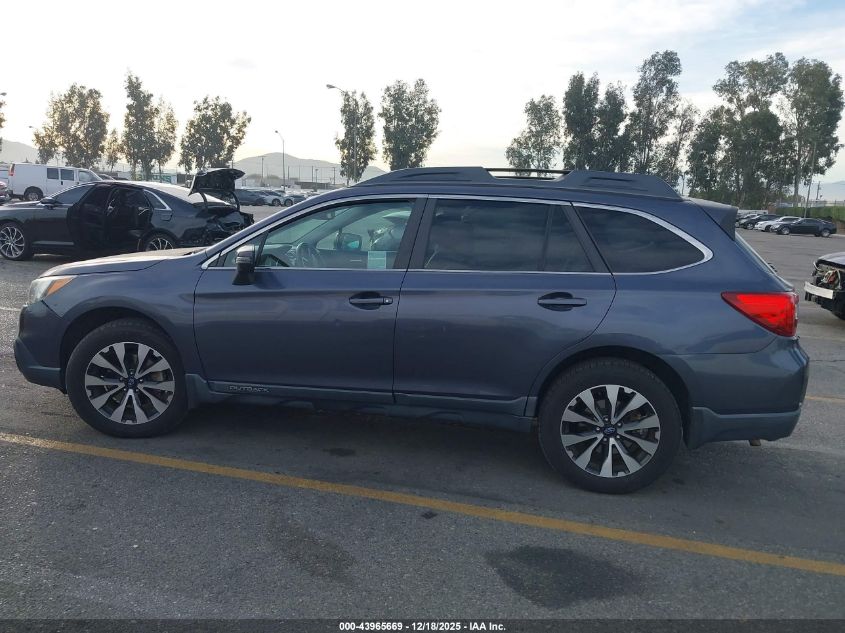 2015 Subaru Outback 2.5I Limited VIN: 4S4BSALC4F3309357 Lot: 43965669