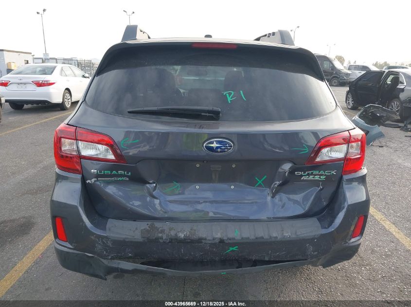 2015 Subaru Outback 2.5I Limited VIN: 4S4BSALC4F3309357 Lot: 43965669