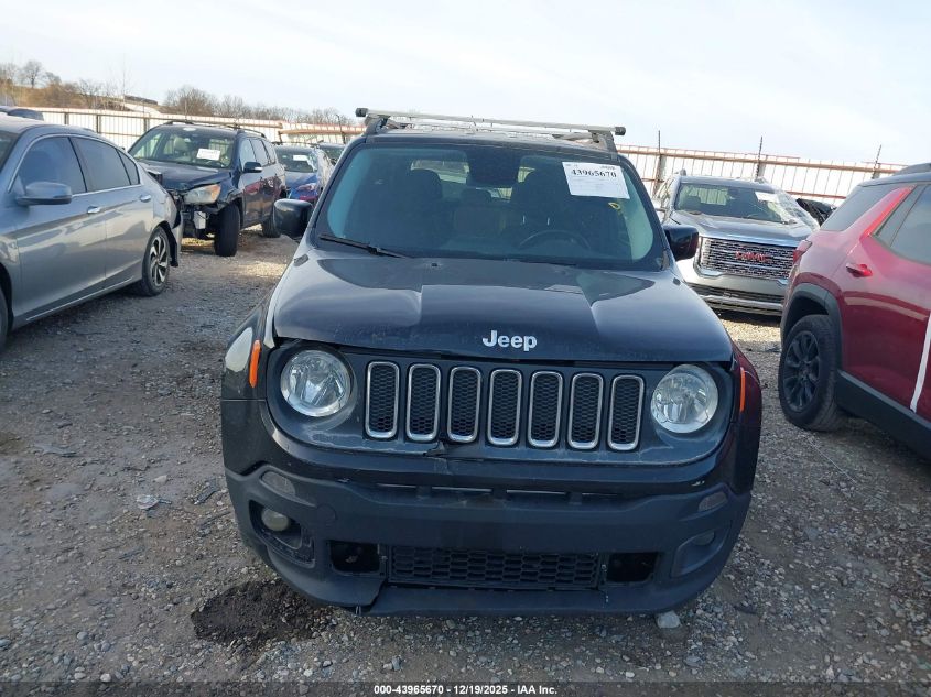 2017 Jeep Renegade Latitude Fwd VIN: ZACCJABB4HPF78395 Lot: 43965670