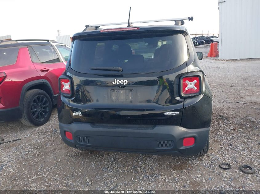 2017 Jeep Renegade Latitude Fwd VIN: ZACCJABB4HPF78395 Lot: 43965670