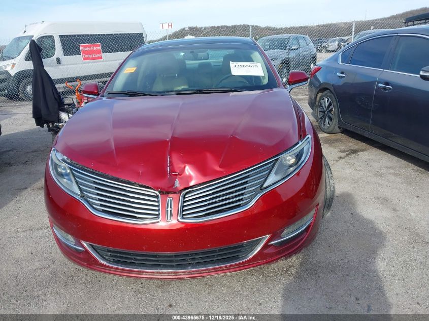 2013 Lincoln Mkz VIN: 3LN6L2G94DR812307 Lot: 43965675