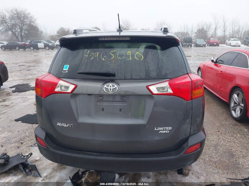 2015 Toyota Rav4 Limited VIN: JTMDFREV7FD167398 Lot: 43965690