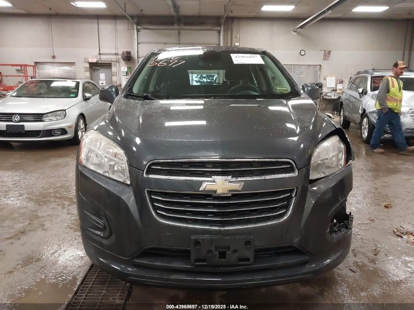 2016 Chevrolet Trax 1Ls VIN: 3GNCJNSBXGL250467 Lot: 43965697