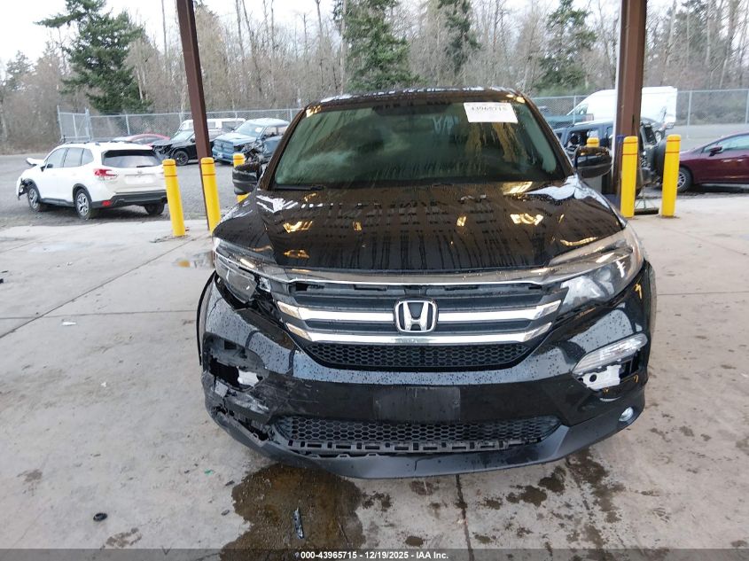 2016 Honda Pilot Ex-L VIN: 5FNYF6H52GB054853 Lot: 43965715