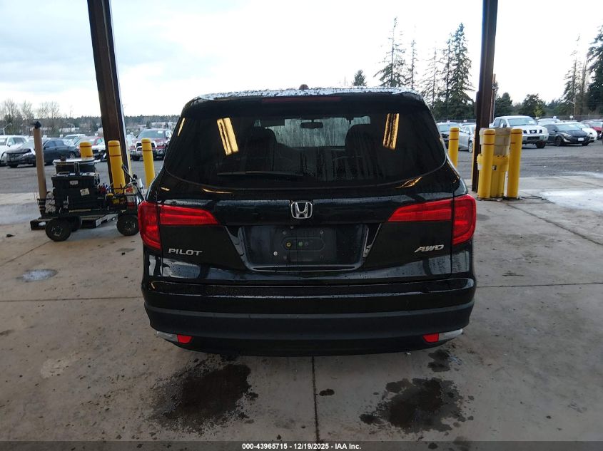 2016 Honda Pilot Ex-L VIN: 5FNYF6H52GB054853 Lot: 43965715