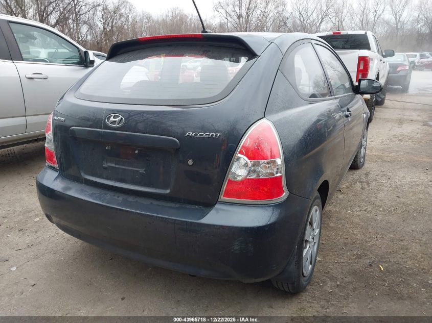 2009 Hyundai Accent Gs VIN: KMHCM36C09U125022 Lot: 43965718