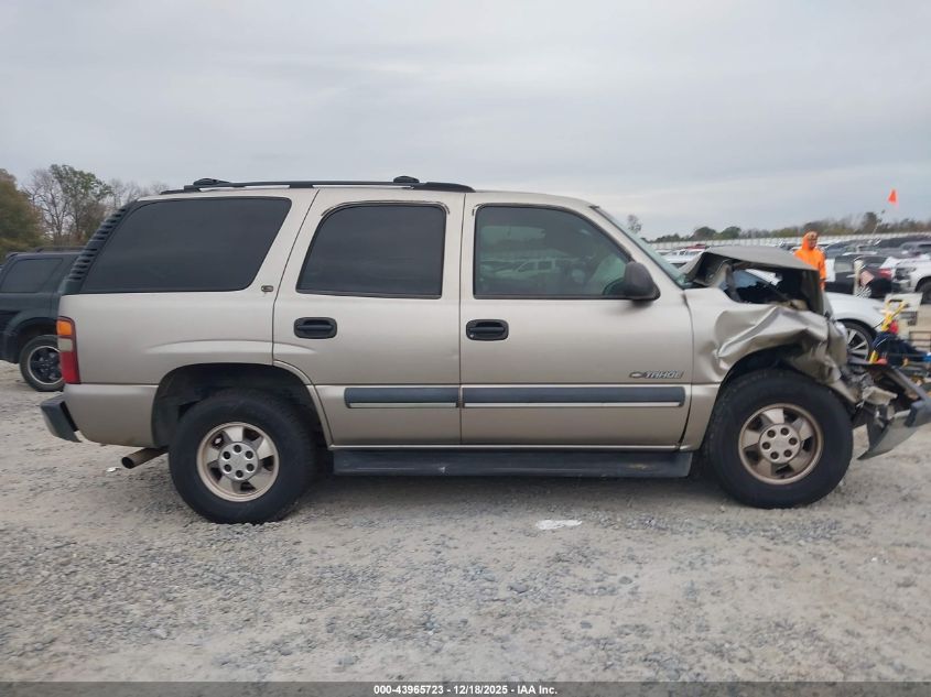 2002 Chevrolet Tahoe Ls VIN: 1GNEC13Z92R188326 Lot: 43965723