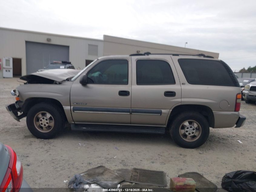 2002 Chevrolet Tahoe Ls VIN: 1GNEC13Z92R188326 Lot: 43965723
