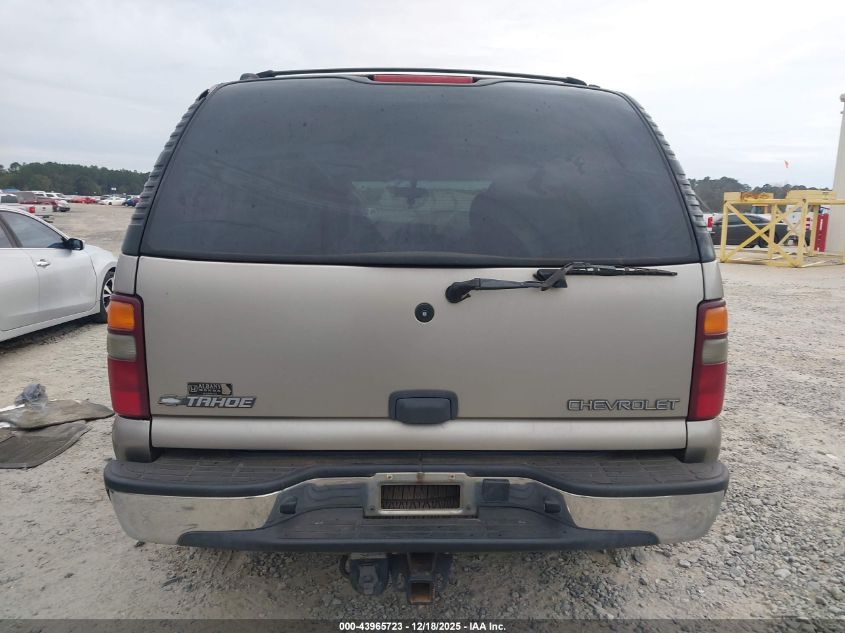2002 Chevrolet Tahoe Ls VIN: 1GNEC13Z92R188326 Lot: 43965723