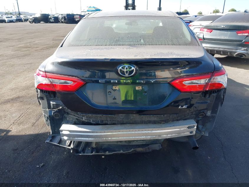 2018 Toyota Camry Le VIN: 4T1B11HKXJU511044 Lot: 43965724