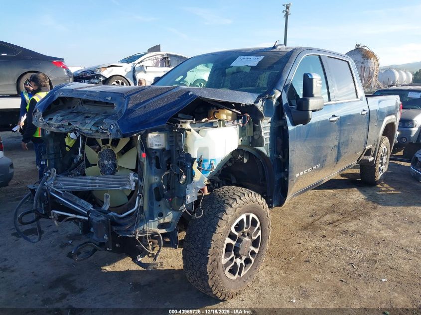 2021 GMC Sierra 3500Hd 4Wd Standard Bed Slt VIN: 1GT49UEY9MF153413 Lot: 43965726