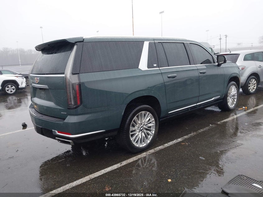 Vin: 1gys9krlxsr219774, lot: 44461390, cadillac escalade esv premium luxury 20254
