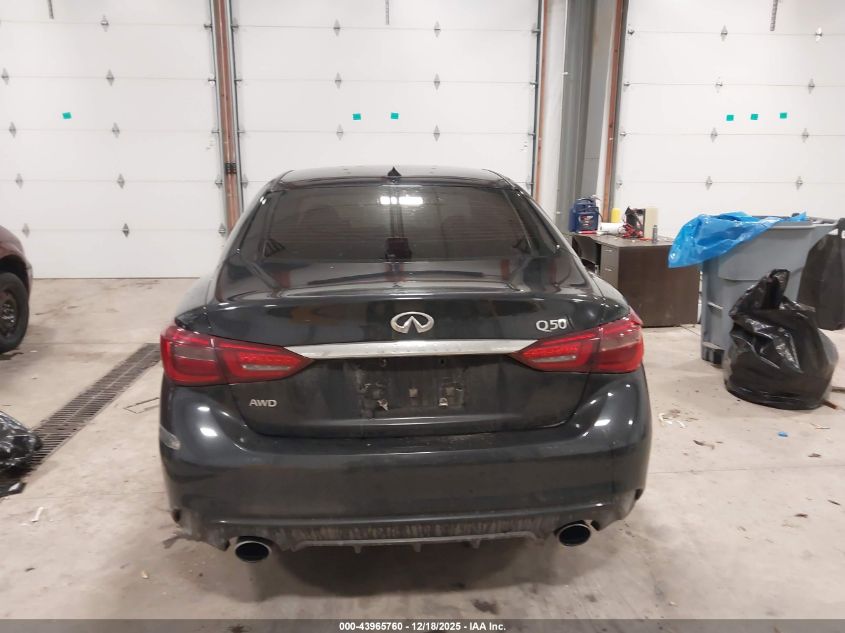 2019 Infiniti Q50 3.0T Luxe VIN: JN1EV7AR8KM553507 Lot: 43965760