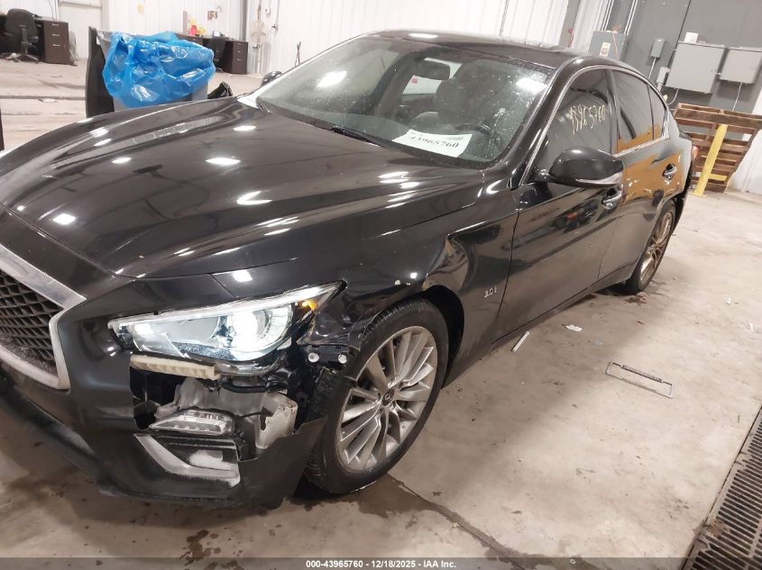 2019 Infiniti Q50 3.0T Luxe VIN: JN1EV7AR8KM553507 Lot: 43965760
