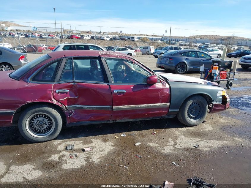 1993 Ford Crown Victoria Lx VIN: 2FALP74W6PX160031 Lot: 43965764