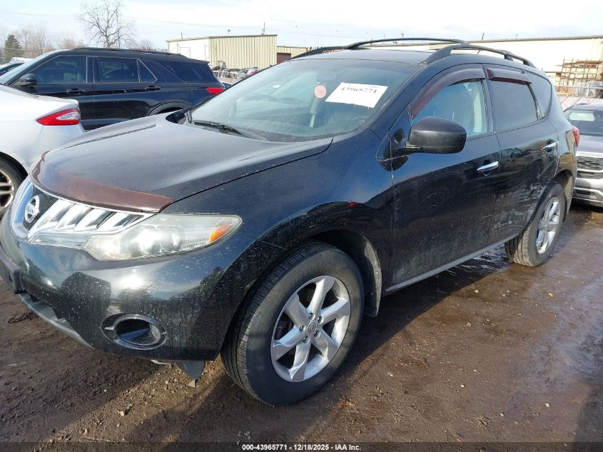 2009 Nissan Murano S VIN: JN8AZ18W99W202892 Lot: 43965771