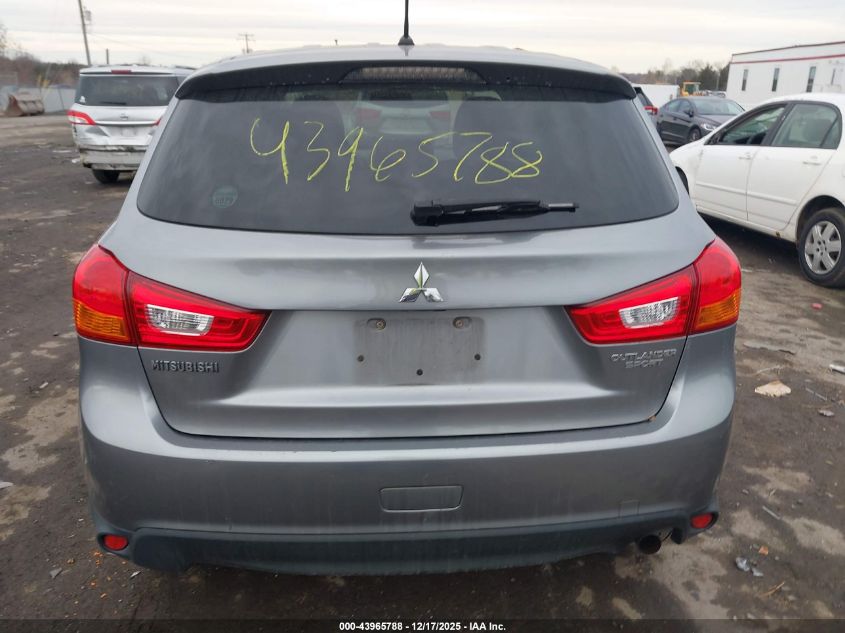 2015 Mitsubishi Outlander Sport Es VIN: 4A4AP3AU3FE039477 Lot: 43965788