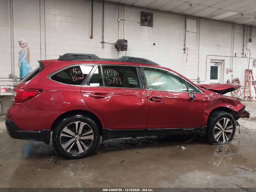 2019 Subaru Outback 2.5I Limited VIN: 4S4BSAJC8K3294391 Lot: 43965799