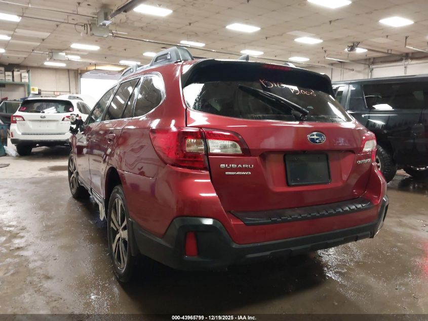 2019 Subaru Outback 2.5I Limited VIN: 4S4BSAJC8K3294391 Lot: 43965799