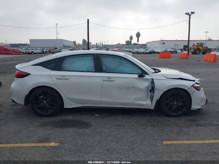 2025 Honda Civic Sedan Sport VIN: 19XFL2H8XSE031418 Lot: 43965801