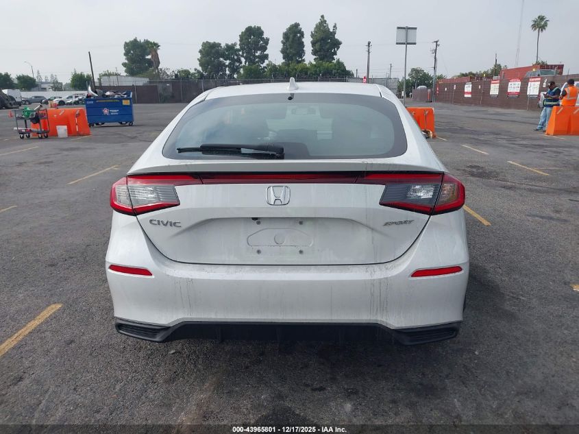 2025 Honda Civic Sedan Sport VIN: 19XFL2H8XSE031418 Lot: 43965801