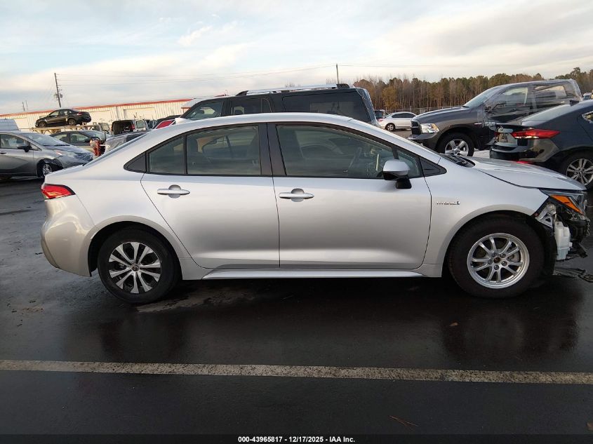 2021 Toyota Corolla Hybrid Le VIN: JTDEAMDEXMJ034141 Lot: 43965817