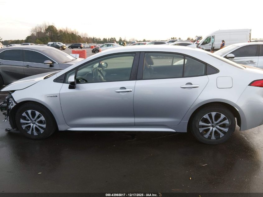 2021 Toyota Corolla Hybrid Le VIN: JTDEAMDEXMJ034141 Lot: 43965817