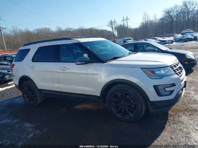 2017 Ford Explorer Xlt VIN: 1FM5K8D84HGA66287 Lot: 43965819