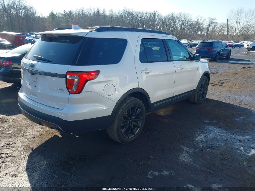 2017 Ford Explorer Xlt VIN: 1FM5K8D84HGA66287 Lot: 43965819