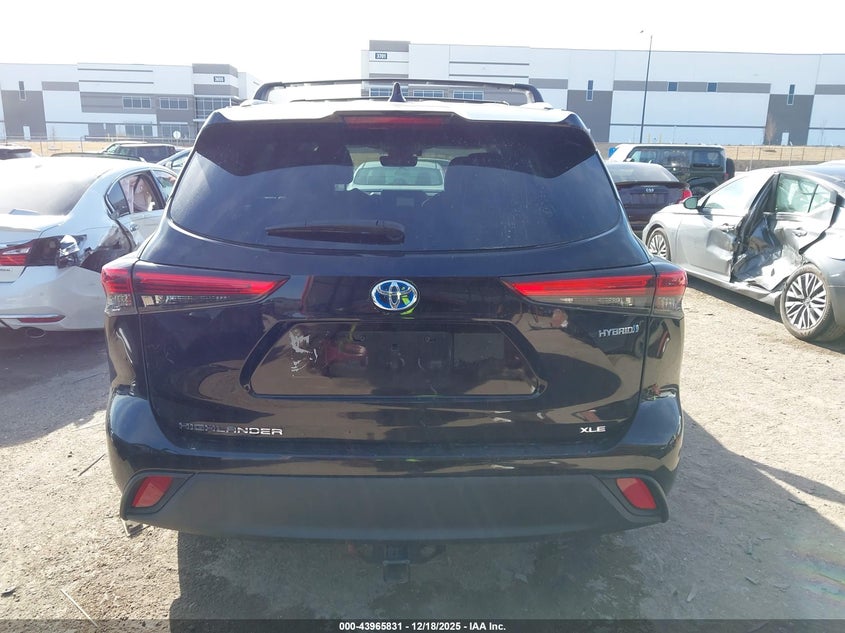 VIN 5TDGARAH7MS006112 2021 TOYOTA HIGHLANDER HYBRID XLE
