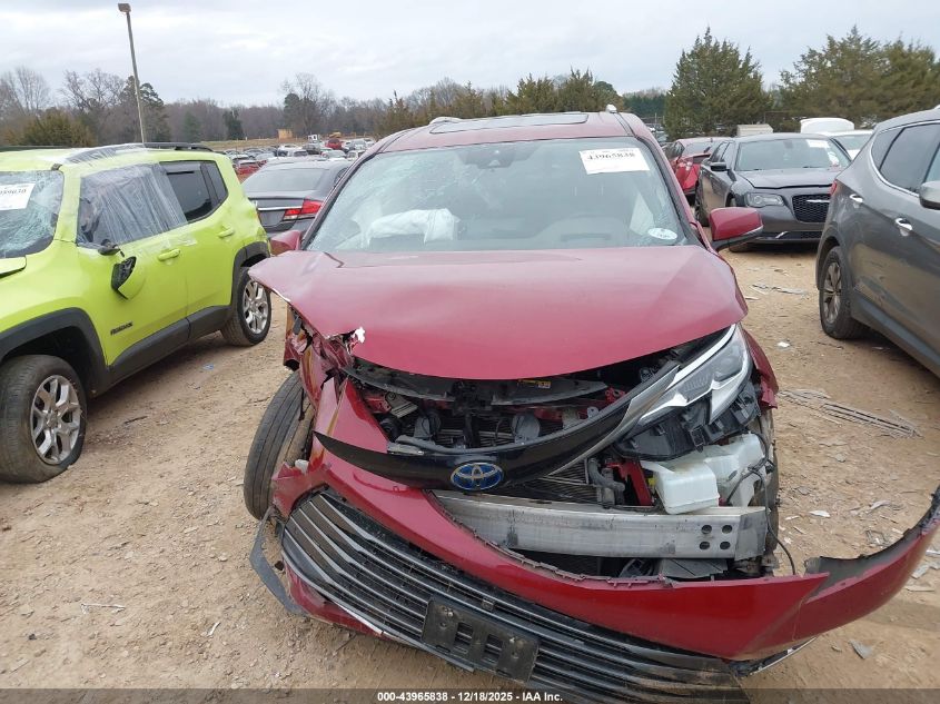 2022 Toyota Sienna Platinum VIN: 5TDESKFC1NS044218 Lot: 43965838