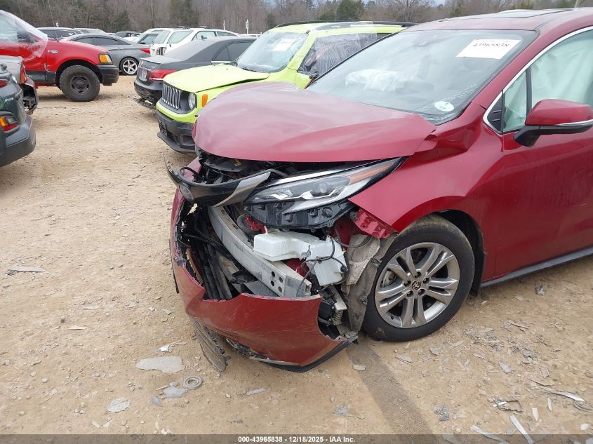 2022 Toyota Sienna Platinum VIN: 5TDESKFC1NS044218 Lot: 43965838