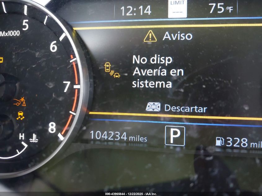 2019 Nissan Altima 2.5 Platinum VIN: 1N4BL4FV6KC102792 Lot: 43965844