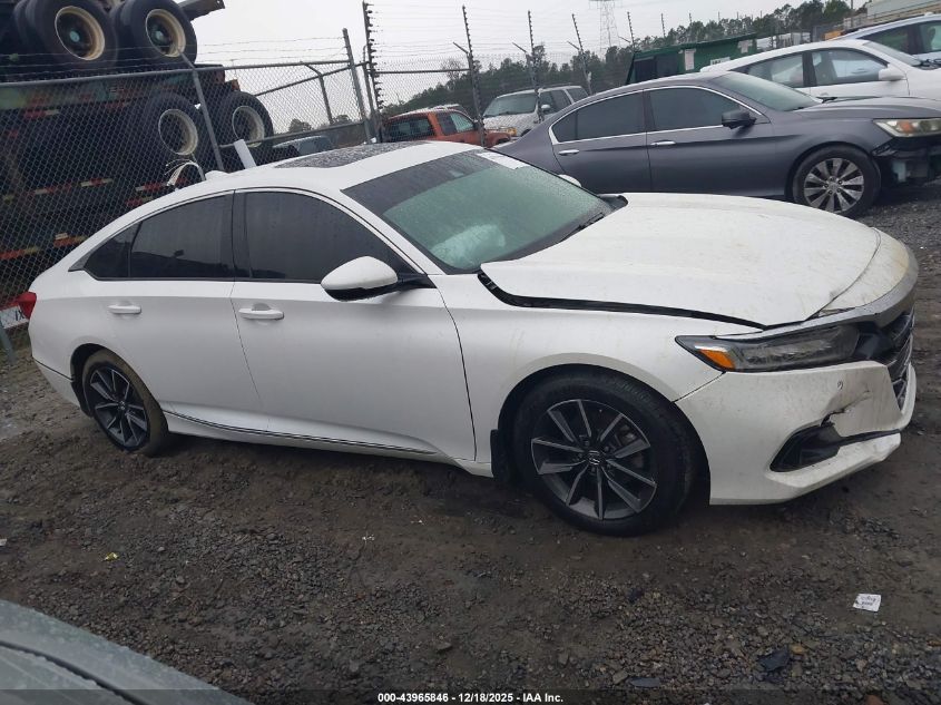 2022 Honda Accord Ex-L VIN: 1HGCV1F50NA011882 Lot: 43965846