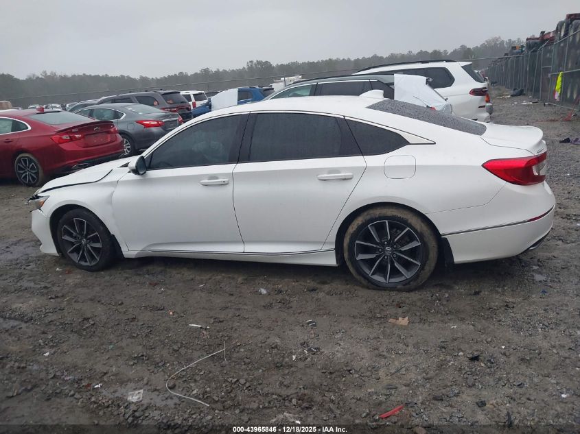 2022 Honda Accord Ex-L VIN: 1HGCV1F50NA011882 Lot: 43965846