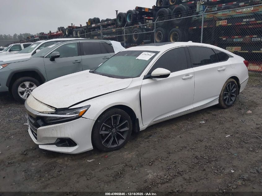2022 Honda Accord Ex-L VIN: 1HGCV1F50NA011882 Lot: 43965846