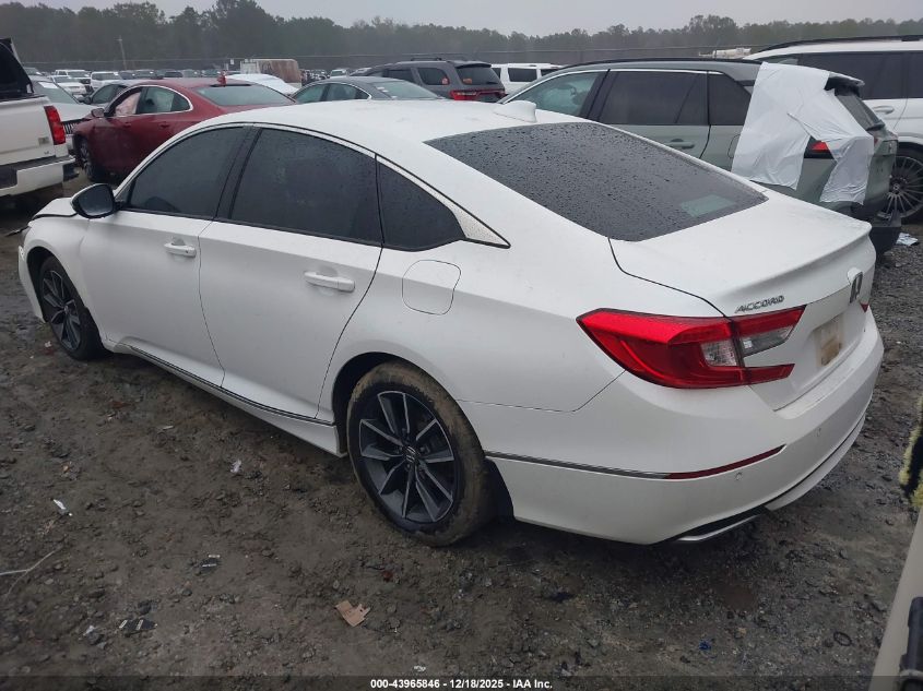 2022 Honda Accord Ex-L VIN: 1HGCV1F50NA011882 Lot: 43965846