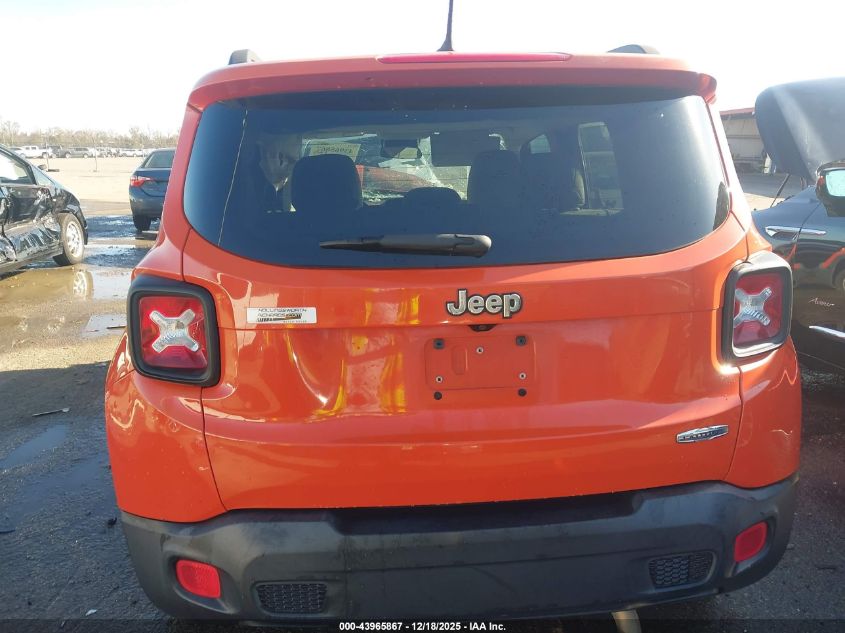2015 Jeep Renegade Latitude VIN: ZACCJABT0FPB66531 Lot: 43965867