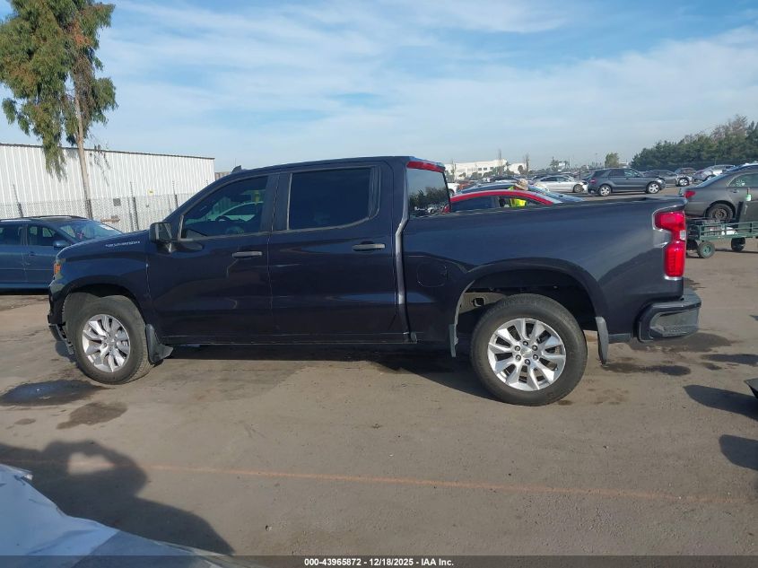 2022 Chevrolet Silverado 1500 2Wd Short Bed Custom VIN: 1GCPABEK1NZ519532 Lot: 43965872