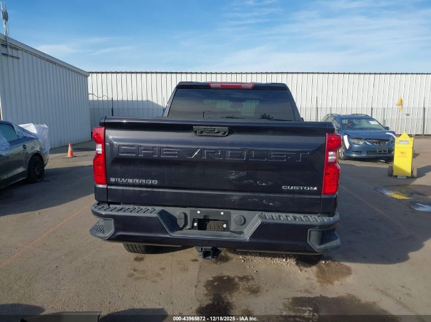 2022 Chevrolet Silverado 1500 2Wd Short Bed Custom VIN: 1GCPABEK1NZ519532 Lot: 43965872