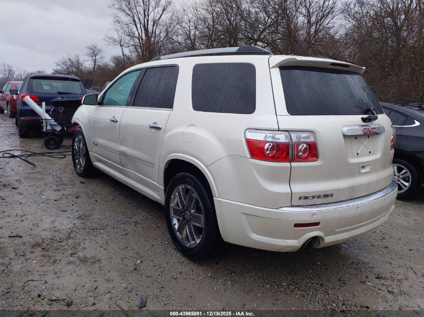 2011 GMC Acadia Denali VIN: 1GKKRTED1BJ256340 Lot: 43965891