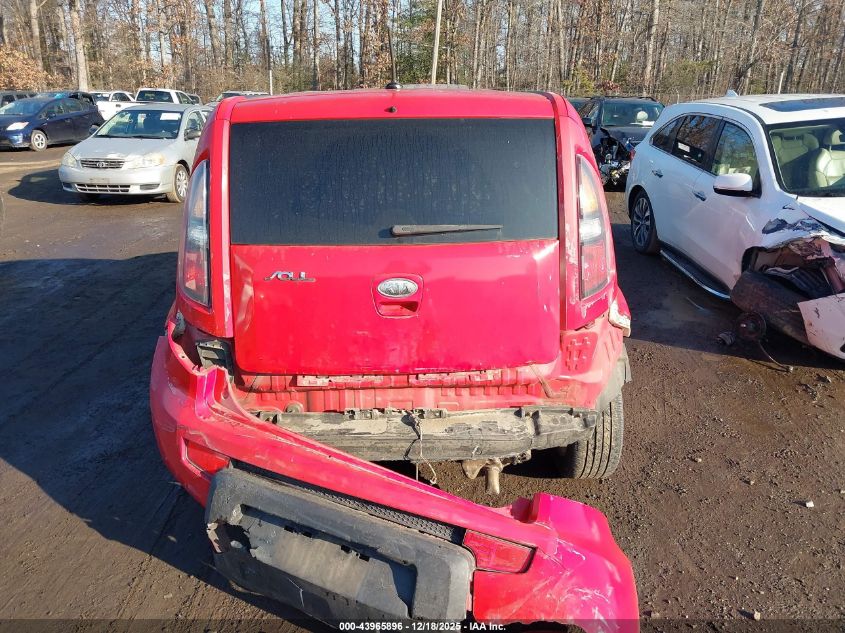 2011 Kia Soul + VIN: KNDJT2A22B7226431 Lot: 43965896