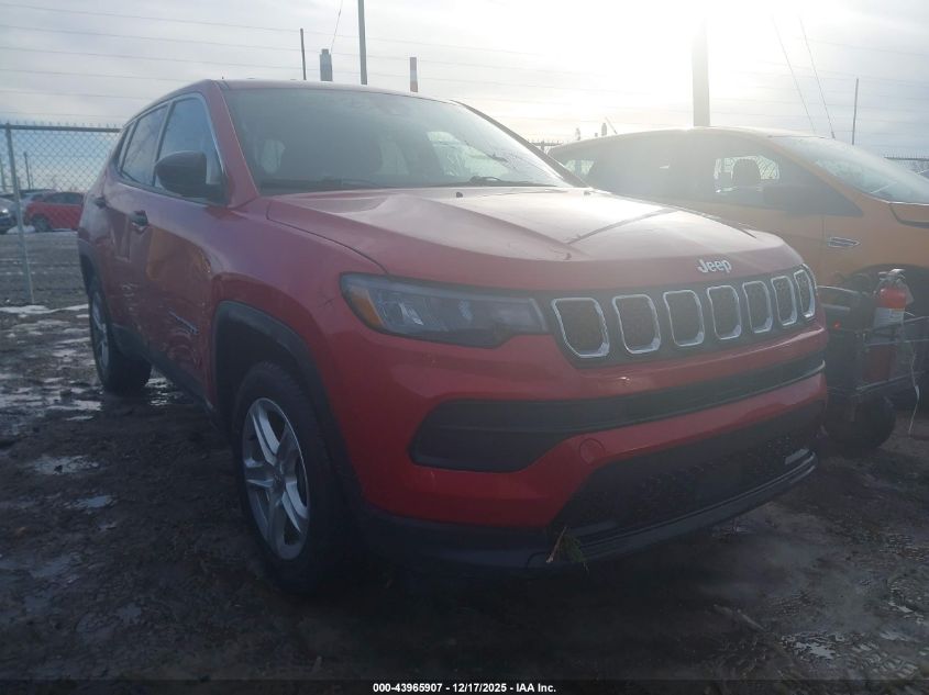 2023 Jeep Compass Sport 4X4 VIN: 3C4NJDAN9PT536236 Lot: 43965907
