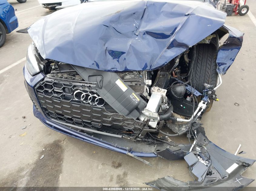 2025 Audi A5 Sportback Premium Plus 45 Tfsi S Line Quattro S Tronic VIN: WAUFACF57SA000518 Lot: 43965909